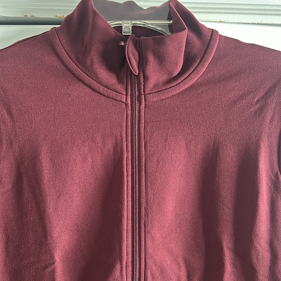 NWT XERSION PORT WINE COMPRESSION SEAMLESS QUARTER ZIP QUICK DRY WORKOUT TOP XS - Picture 3 of 11